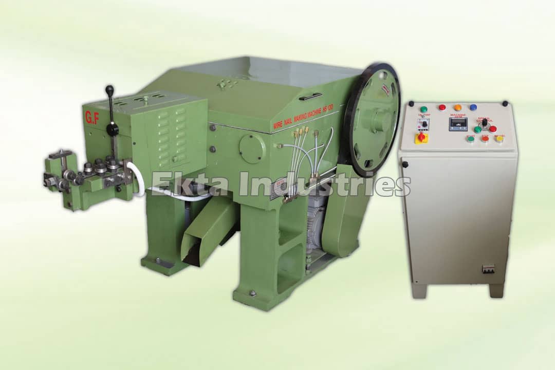 Indian Iron Wire Nail Making Machine, for Industrial, Voltage : 440 V at Rs  1.75 Lakh / Piece in Muzaffarpur